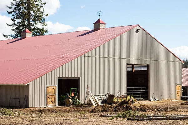 Indoor arena addition