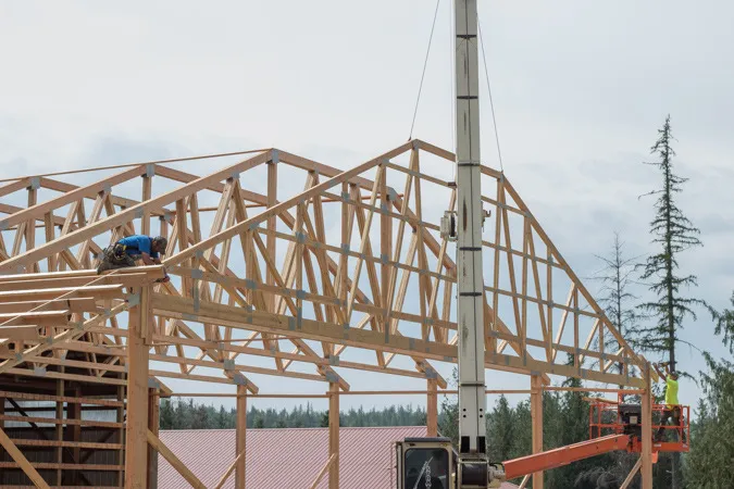 Indoor arena addition