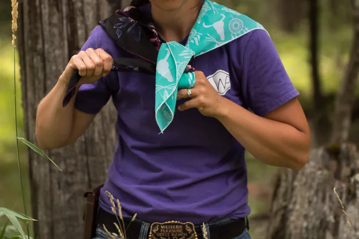How to tie a wild rag - step 5