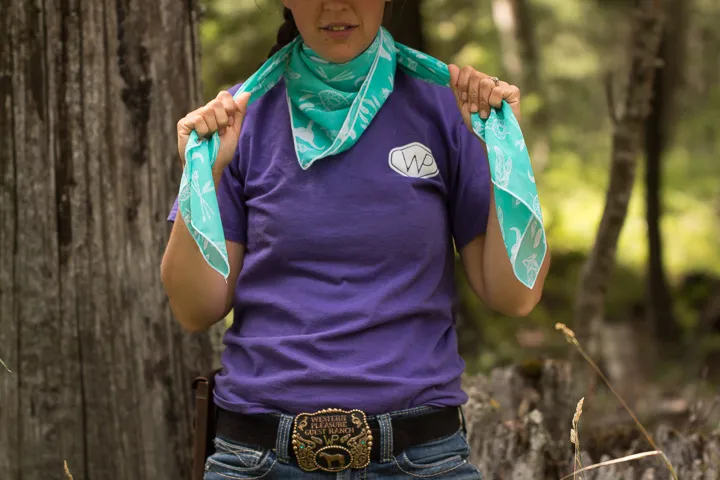 How to tie a wild rag - variation