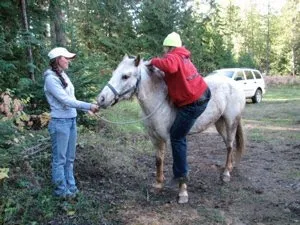How to Get on Your Horse Bareback