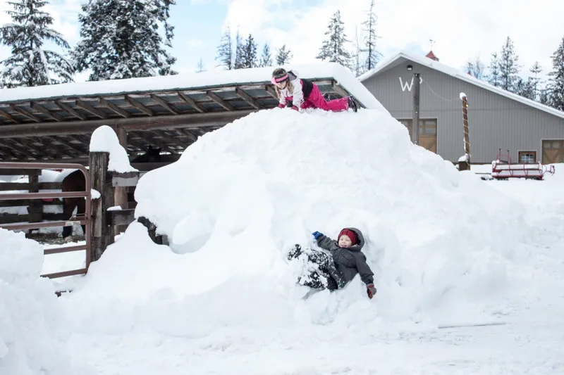 Western Pleasure Guest Ranch Winter Wonderland