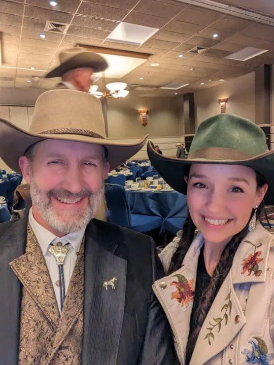 Roley Schoonover and daughter Danielle at the DRA convention.