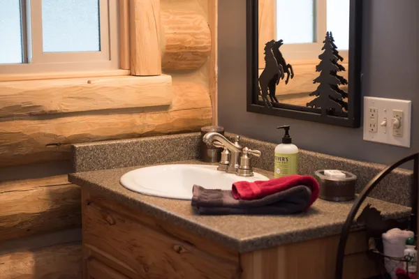 Western Pleasure Guest Ranch Meadow View Cabin Bath