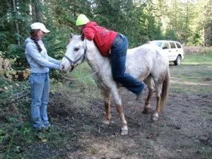 How to Get on Your Horse Bareback